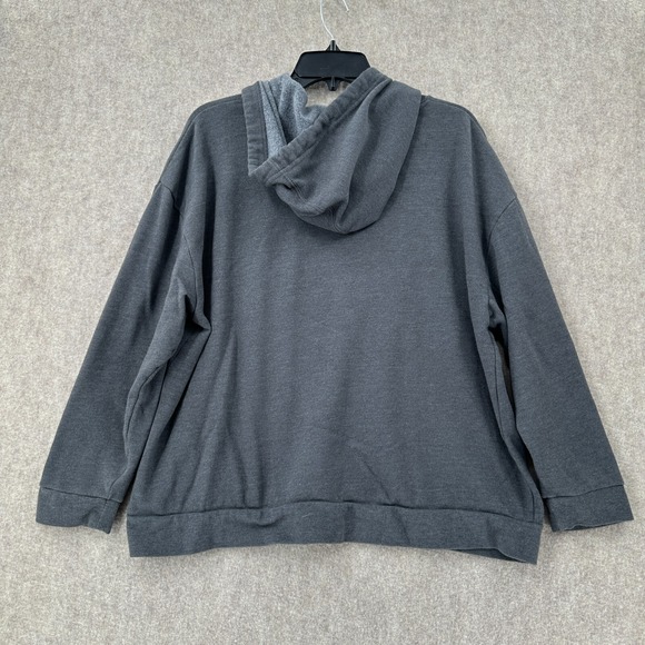 Disney Parks Hoodie XL Jeweled Castle Mickey Gems Bling‎ Blingy Womens Gray - Picture 2 of 9